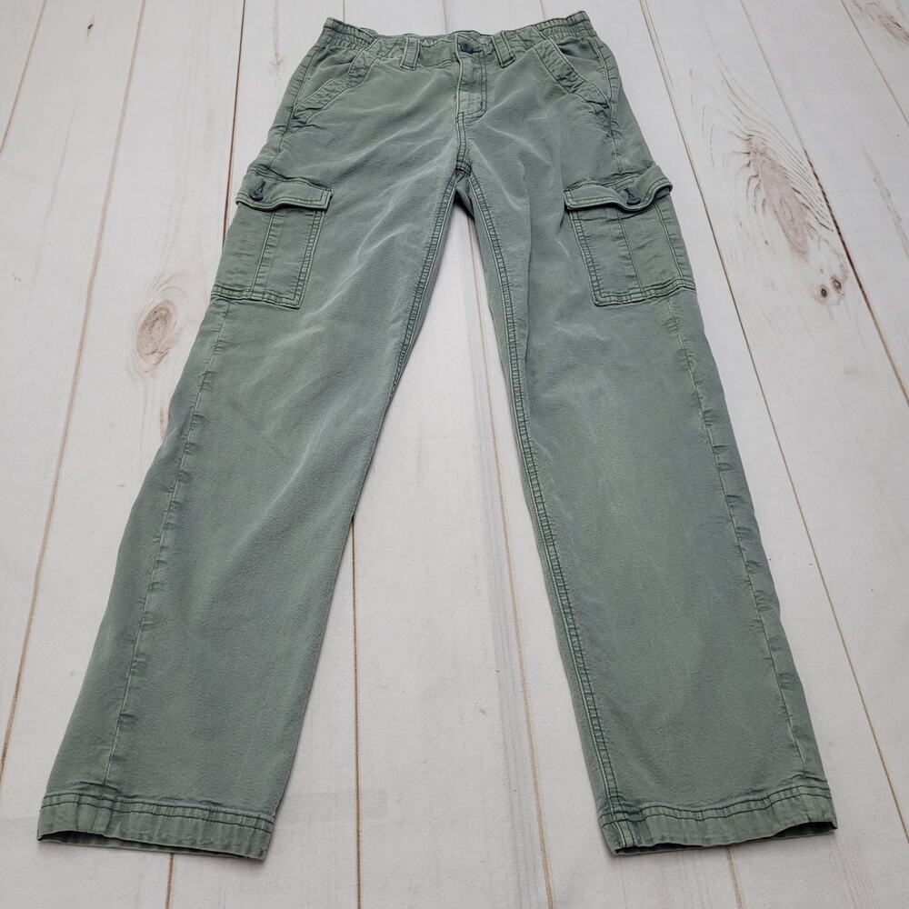 American Eagle green stretch utility cargo pants 6 regular